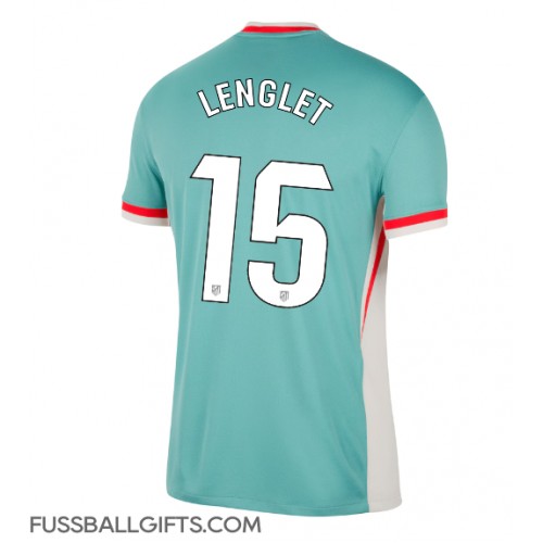 Atletico Madrid Clement Lenglet #15 Fußballbekleidung Auswärtstrikot 2024-25 Kurzarm